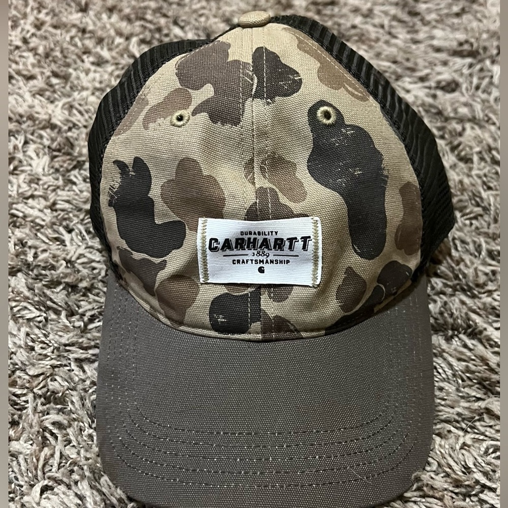 Carhartt Men's Camouflage Mesh Back Cap